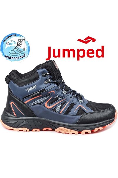 Jump 28682 Αδιάβροχη Αντιολισθητική Σόλα Ορθοπεδικά Ανδρικά Μποτάκια ΣΚΟΥΡΟ ΜΠΛΕ
