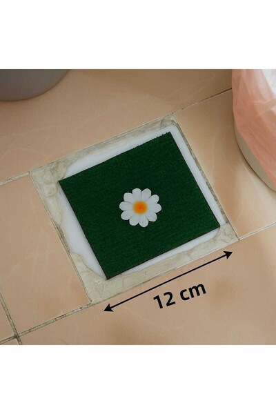 hebmeyy Bathroom Drain Cover, Ornament, Decorative Artificial Flower and Gras...