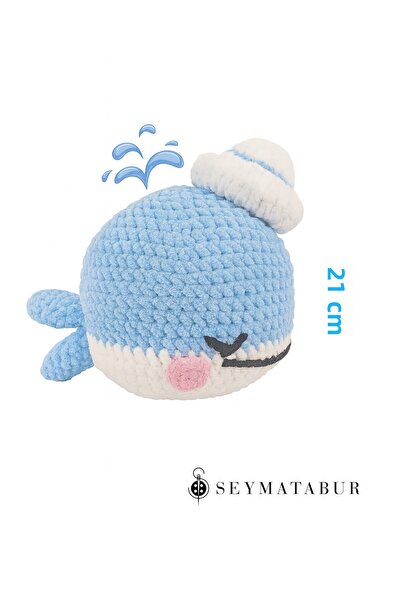 BALIM ÖRGÜ EVİ Cute Whale Crochet Amigurumi Kit