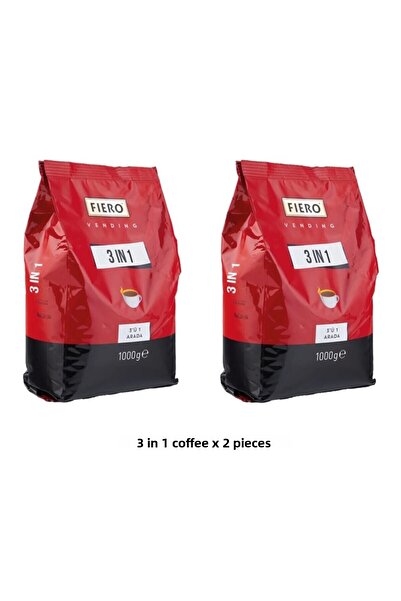 Fıero Fiero, 3 in 1, Coffee - 1000 Gr X 2 Pieces