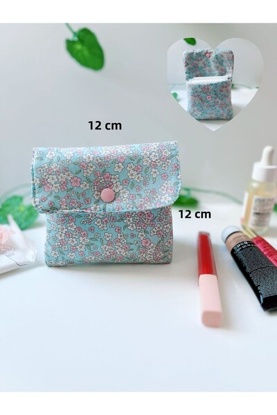 h&c bag butik حقيبة وسادة متعددة الأغراض، حقيبة مكياج، حقيبة مستحضرات التجميل، حقيبة بإبزيم