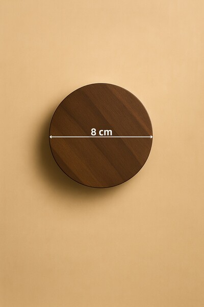 Fhilli Vetro 2-Pack Wooden Lid 8 cm