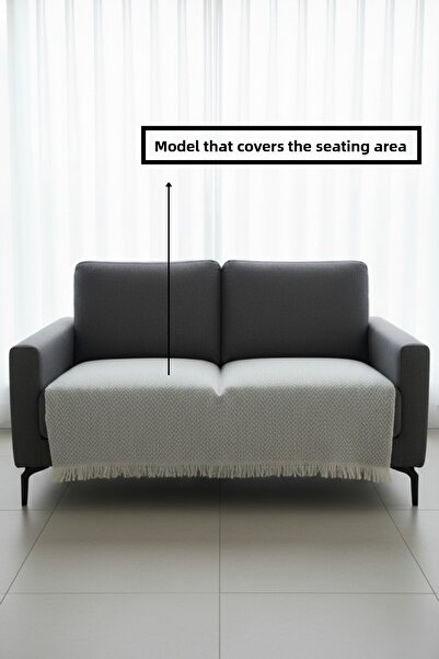 Senpai Husă pentru canapea din bumbac NaturaLux, în stil boem, care acoperă l...