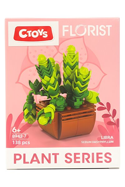 CToys مجموعة صنع النباتات من فلوريست برجات أزرق بلون الكوبالت إيللي، برجة الميزان 8942 7