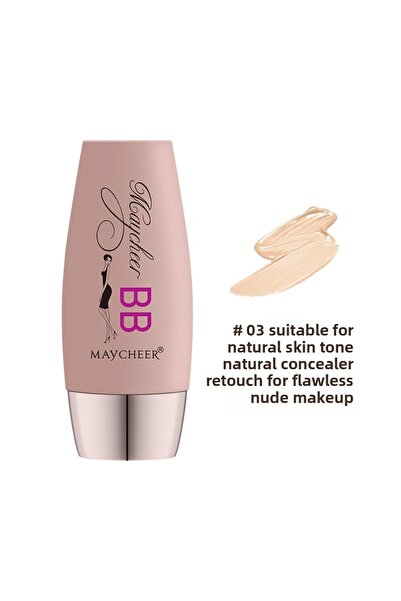 Maycheer 03 Bb Cream – Natural Look, Moisturizing, Skin Tone Equalizer, Light...