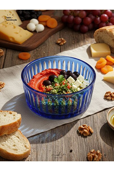 AKDEN STORE Cutting Handcrafted 19cm Medium Size Sandra Bowl