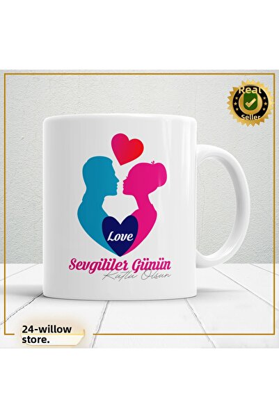 WİLLOW STORE كوب خزفي لعيد الحب، خاص بالمحبين، الحب، والحب - 137