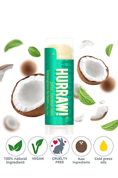 Hurraw Pitta Lip Balm 4.8 gr851228005168