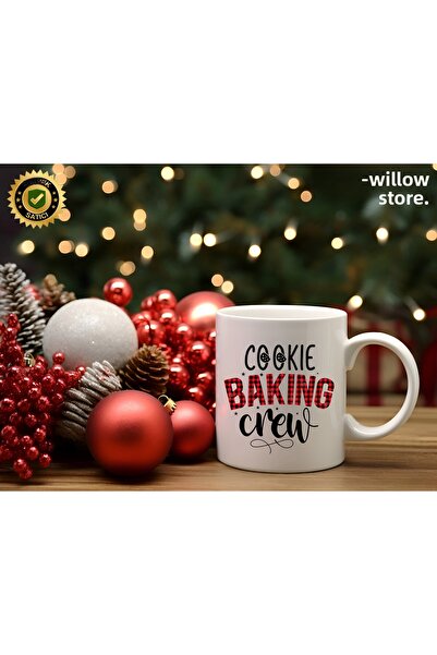 WİLLOW STORE Merry Christmas, Christmas Themed Porcelain Mug, New Year, Merry...