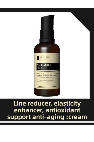 Ephesus Natural Care كريم مضاد للشيخوخة مطور لإعادة إحياء مظهر الشباب الطبيعي...