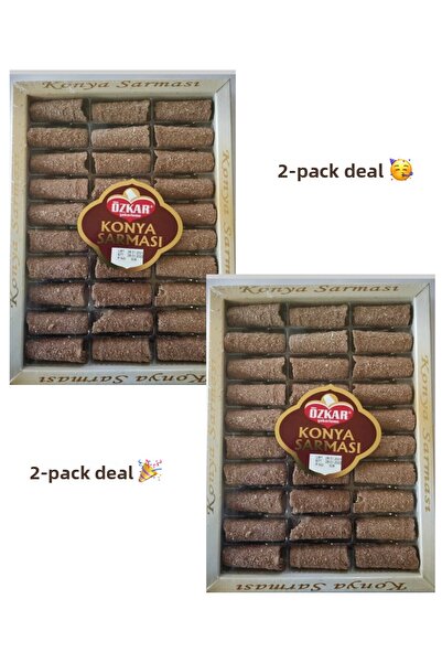 Özkar مجموعة كونيا سارامي (بالكاكاو) من قطعتين |   2 × 350 جرام