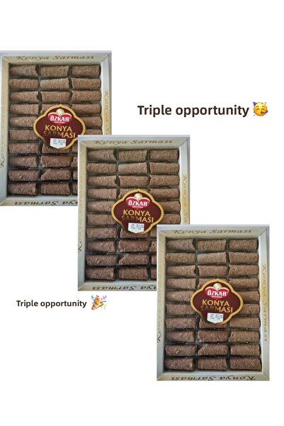 Özkar مجموعة كونيا سارامي (بالكاكاو) من 3 قطع |   3×350 جرام