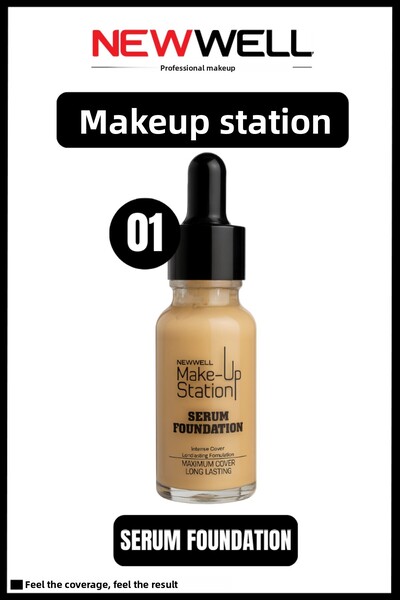 New Well Newwell Make-Up Station Serum Foundation No:1 20 ml