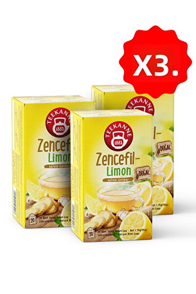 Teekane Teekanne Ginger - Lemon Mixed Fruit Tea X 3 Pcs
