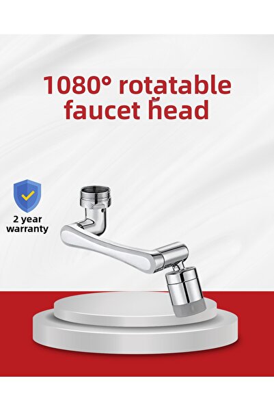 Clevora 1080 ° Versatile Faucet Attachment with Spray and Foam Flow