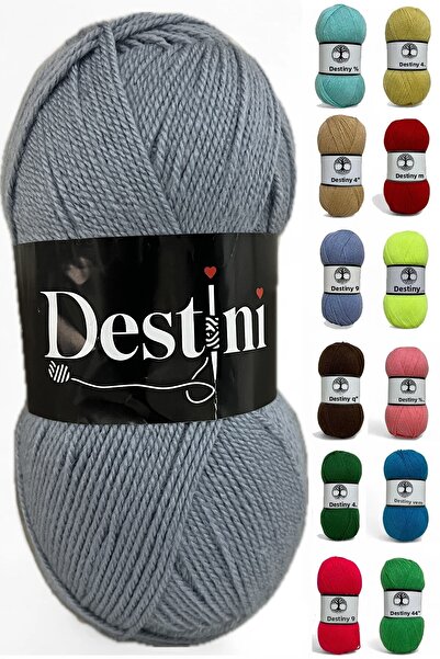 destini Baby Wool Hand Knitting Yarn Cardigan, Sweater, Scarf, Beanie 100 Gr ...