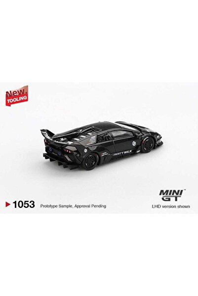mini gt Lamborghini LB-Silhouette Murcielago GT Evo Black 1:64 Model Car (MGT1053)