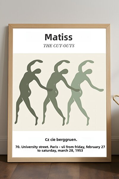 Duvarda Poster Henri Matisse înrămat cu lemn natural, pictură decorativă arti...