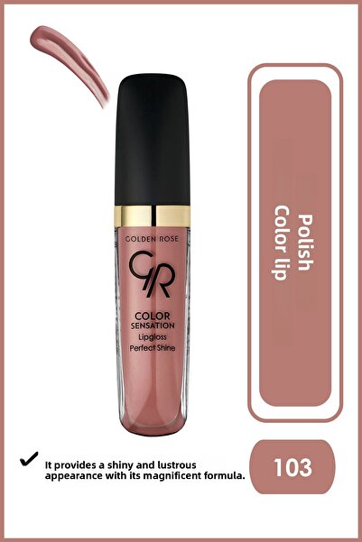 Golden Rose ملمع شفاه كولور سينسيشن رقم: 103 روز - ملمع شفاه ملون