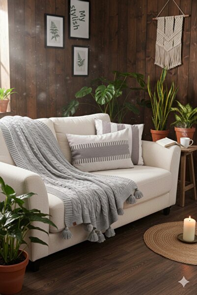 BELENAY Lunera Knitwear Tv Blanket 130X170