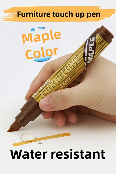 Badem10 Maple Color Furniture Touch up Pen Wood Table Coffee Table Cabinet Pen Hardwood Scratch Remover Crack Filler