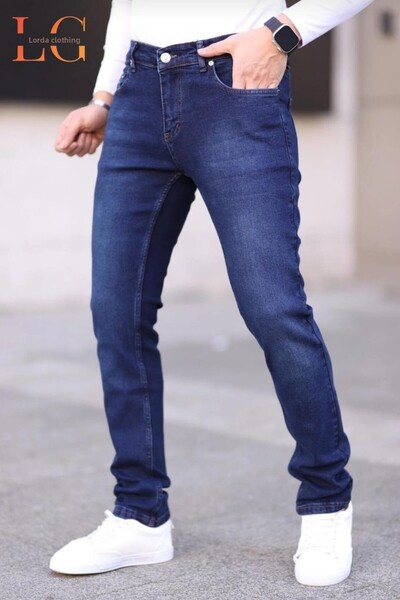 LORDA GİYİM ΑΝΔΡΙΚΟ ΜΠΛΕ ΤΖΙΝ ΠΑΝΤΕΛΟΝΙ ΨΗΛΟΜΕΣΗΣ ΜΕ ΦΕΡΜΟΥΑΡ ΜΕ ΕΠΙΠΕΔΟ ΠΟΔΙ...