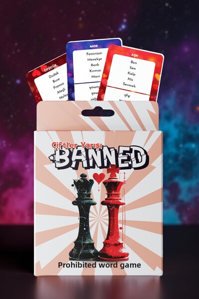 Luxmon لعبة الكلمات المحظورة للأزواج - 45 بطاقة - 180 كلمة