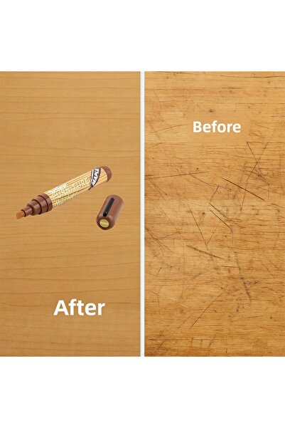 Badem10 Maple Color Furniture Touch up Pen Wood Table Coffee Table Cabinet Pen Hardwood Scratch Remover Crack Filler