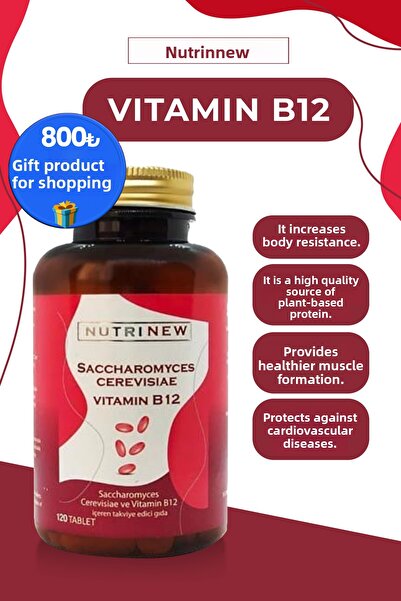 Nutrinew Vitamins Nutrinew Saccharomyces Cerevisiae B12 - 120 Tablets