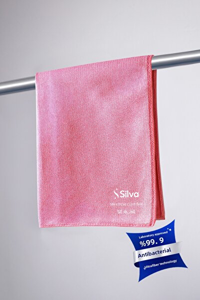 Silva قماش كام فائق النعومة - وردي (42×42 سم)