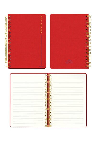 Meli Melek Melimelek Striped Notebook Purple (Cloth Cover) - Ceyda Düvenci