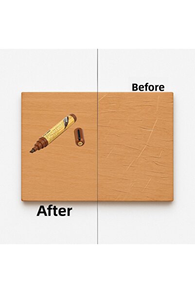 Badem10 External Wood Color Furniture Touch-Up Pen Wood Table Coffee Table Cabinet Pen Hardwood Scratch Remover Covers Cracks