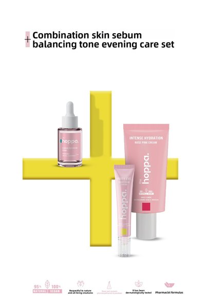 the hoppa. Hoppa Combination Skin Sebum Balancing & Tone Equalizing Care Set