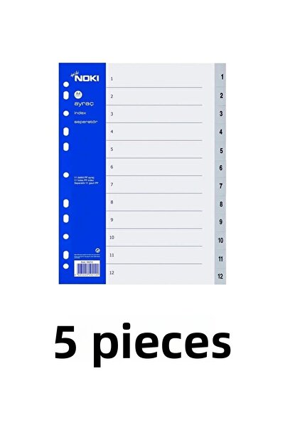 Noki 5 قطع فواصل أرقام من 1 إلى 12