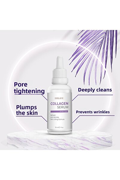 Derlavie سيروم الكولاجين المنعش 30 مل - سيروم مضاد للتجاعيد ومرطب ورافع للبشرة