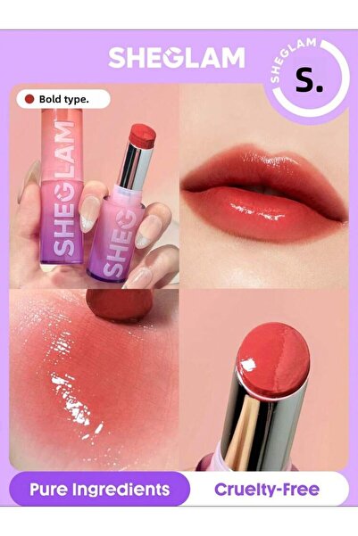 SHEGLAM mirror kiss high gloss lipstick