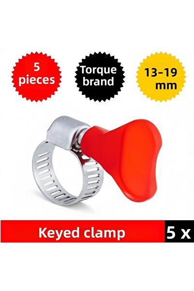 By mag 13-19 mm Self-Tightening Hose Clamp with Butterfly Wrench 5X