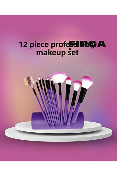 ZERO LAND 1590202741 12-Piece Soft Bristle Makeup Brush Set Suitable for Face...