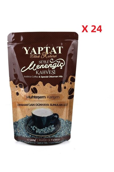 Yaptat Milk Menengic Coffee 200 Gr X 24 Packs (One Box)