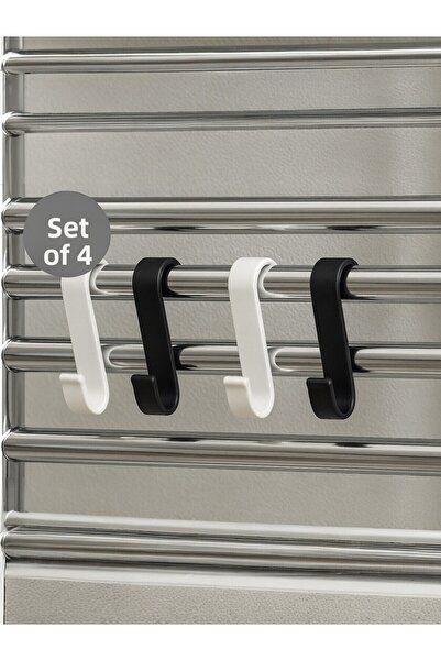 Nesto Home مجموعة من 4 شماعات للمناشف والرداء
