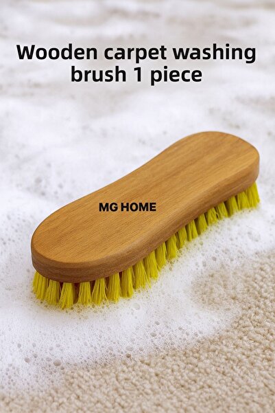 VENON Wooden Carpet Brush Old Type Hard Bristle Carpet Cleaning - Bathroom Cl...