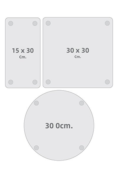 Decovetro Glass Presentation Serving Plate Set of 3 Mixed Set Christmas New Year Patterned