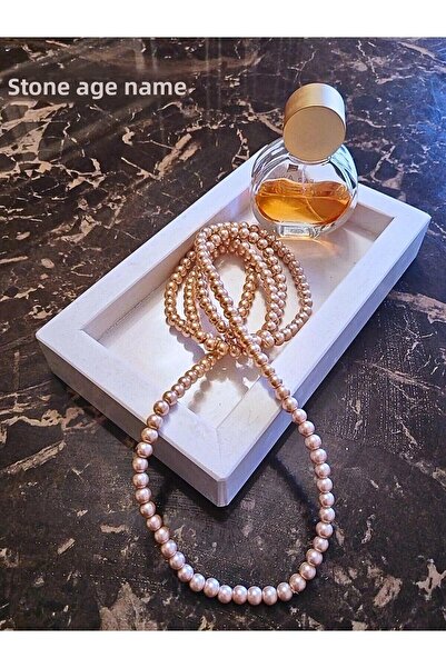 Taş Devri İSM Marble Serving Dish .14*24 cm in Size