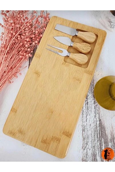 ELİFSU HOME Bamboo Cheese Presentation Tray