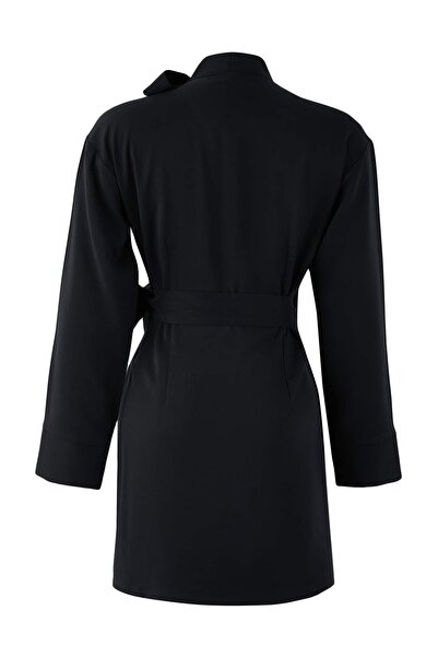 Trendyol Collection Black Plain Short / Mini Woven Dress Twoaw26El00291