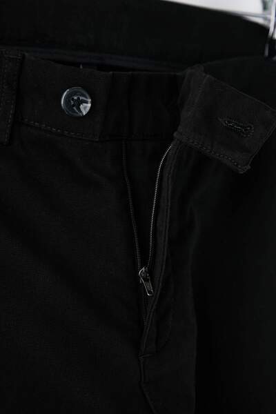 Trendyol Collection Μαύρο ανδρικό υφαντό ελαστικό υφασμάτινο παντελόνι TMNAW26PL00033