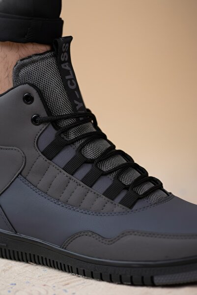 Riccon Šedočerné pánské tenisky 00122262