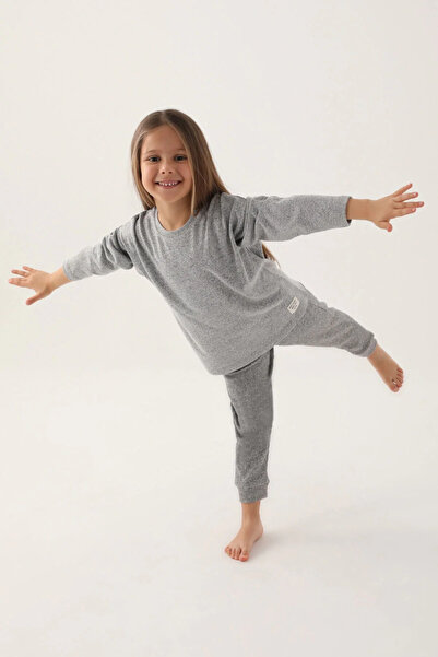 Rolypoly Σετ φόρμας για κορίτσια σε γκρι μακρυμάνικο