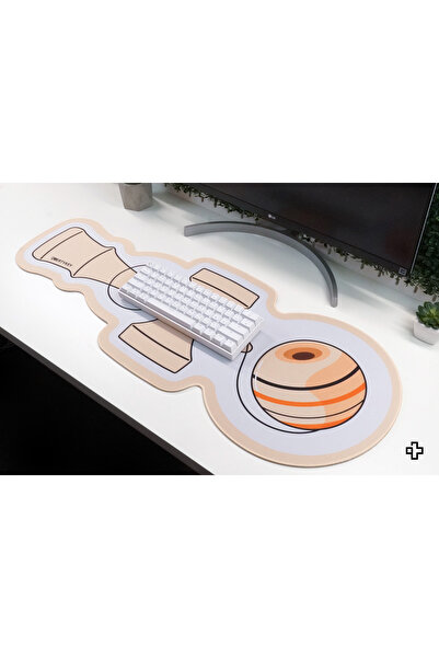 QwertyKey Deskmat Mousepad Kendama 4mm sewn edges