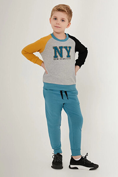 Rolypoly Σετ φόρμας αγοριού σε γκρι χρώμα